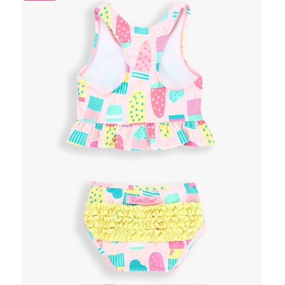 Colorful Ice Cream Print Swimsuit Set - Picture 1 of 16